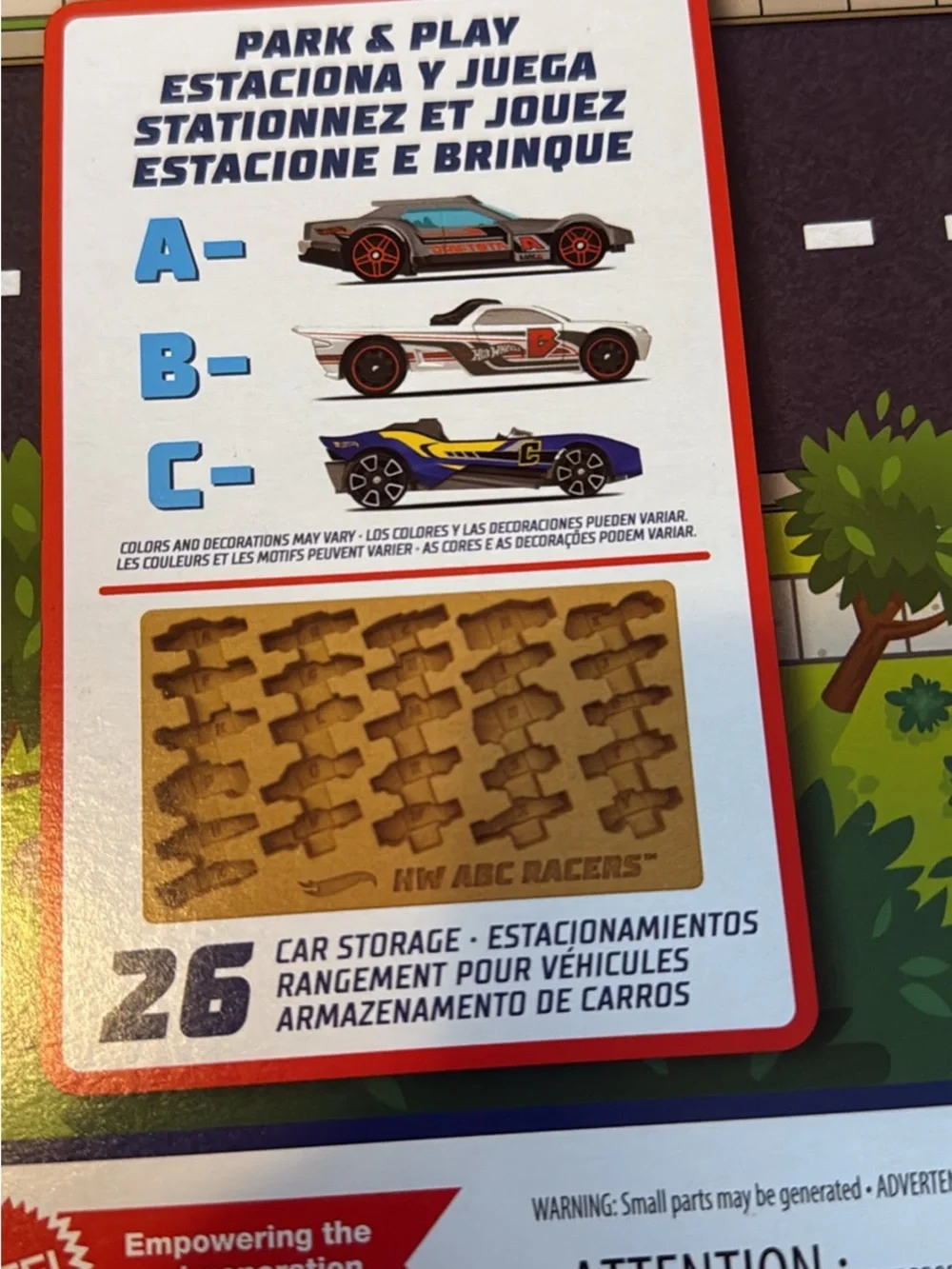 Hot Wheels built front pack